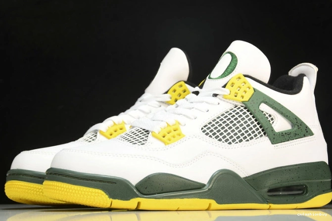 Retro Jordan 4 Ducks Oregon Duckman 257-255275 0826